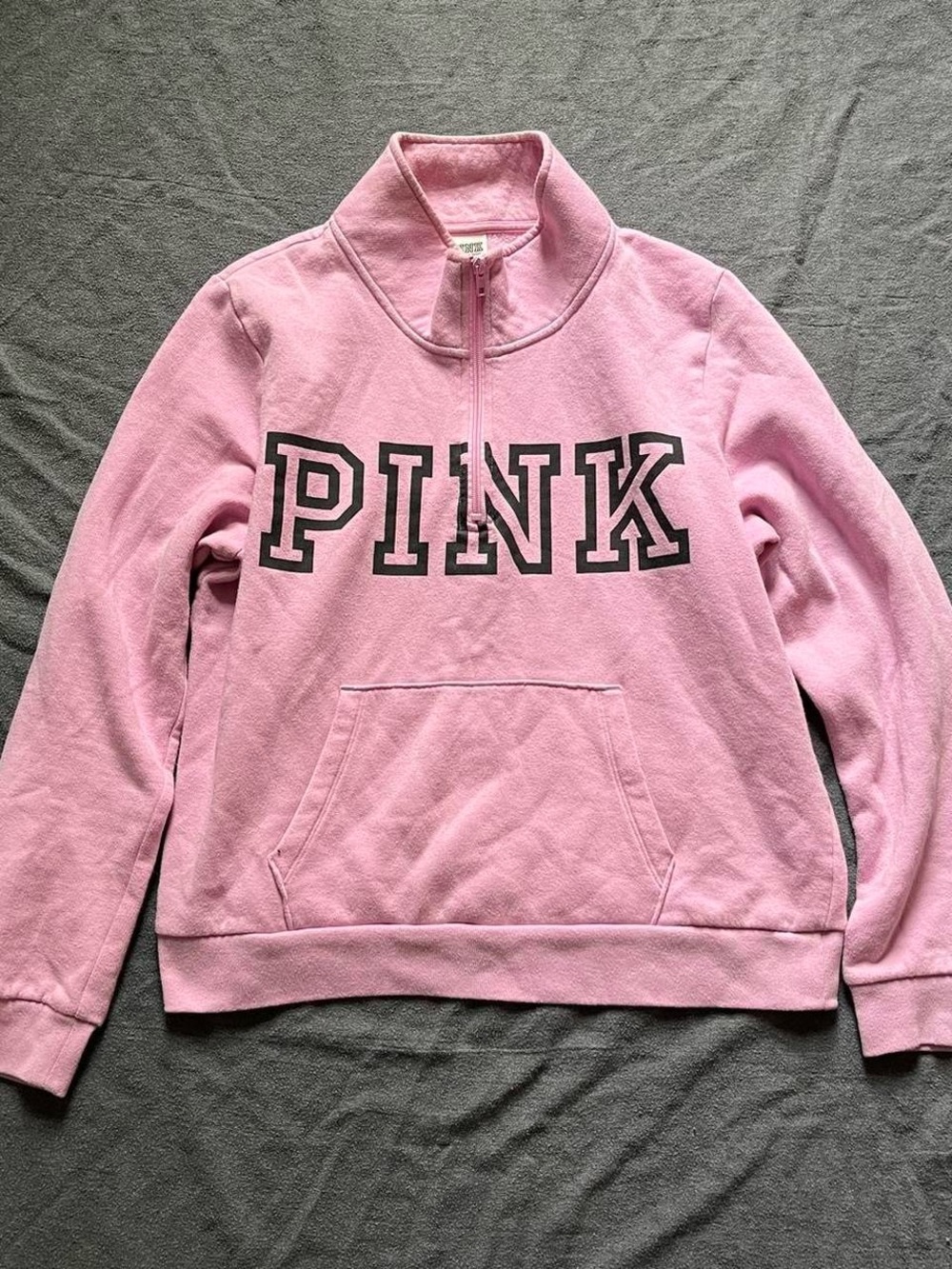 PINK Victoria's Secret pink quarter zip sweatshirt
